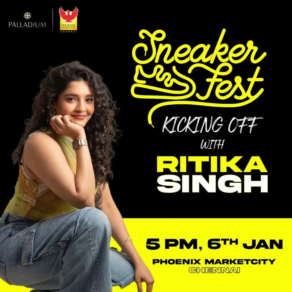 Official unveiling of the Sneaker Fest 2024 by renowned actress Ritika