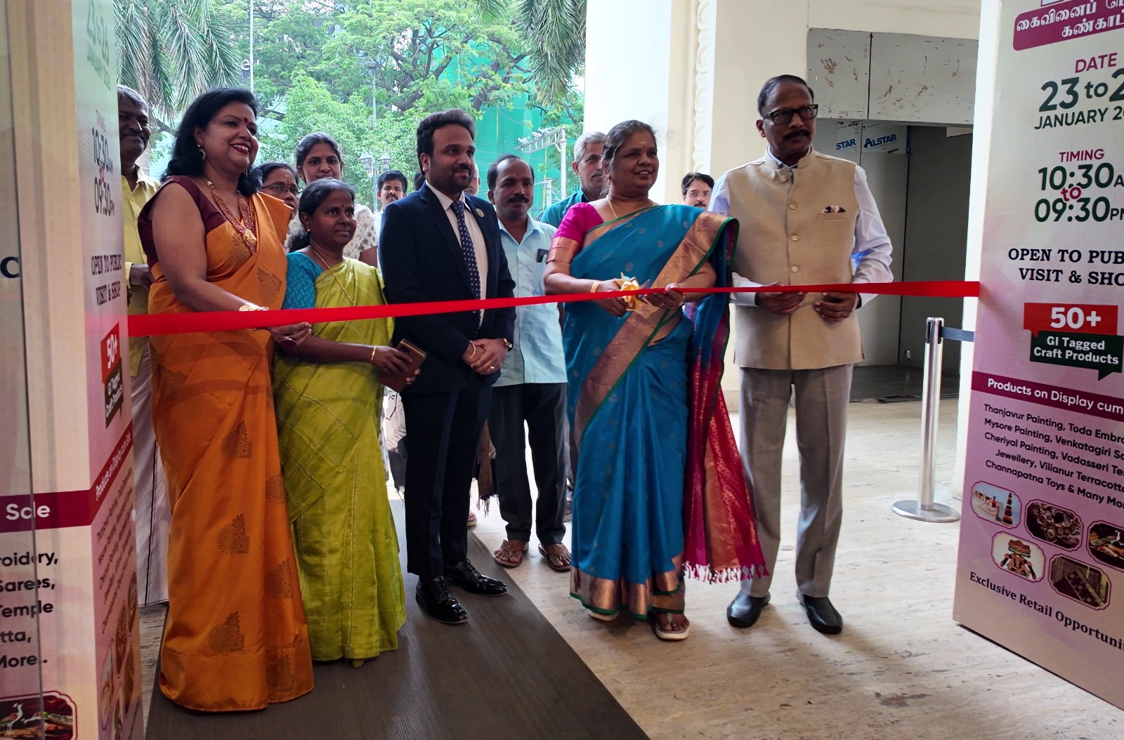 Bhartiya Hastkala Utsav Celebrates India’s GI-Tagged Handicrafts in Chennai