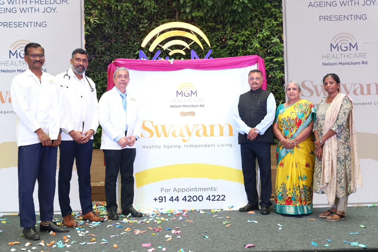 MGM Healthcare Launches ‘Swayam’, Chennai’s First Comprehensive Geriatric Program with a Dedicated Helpline Support for Seniors