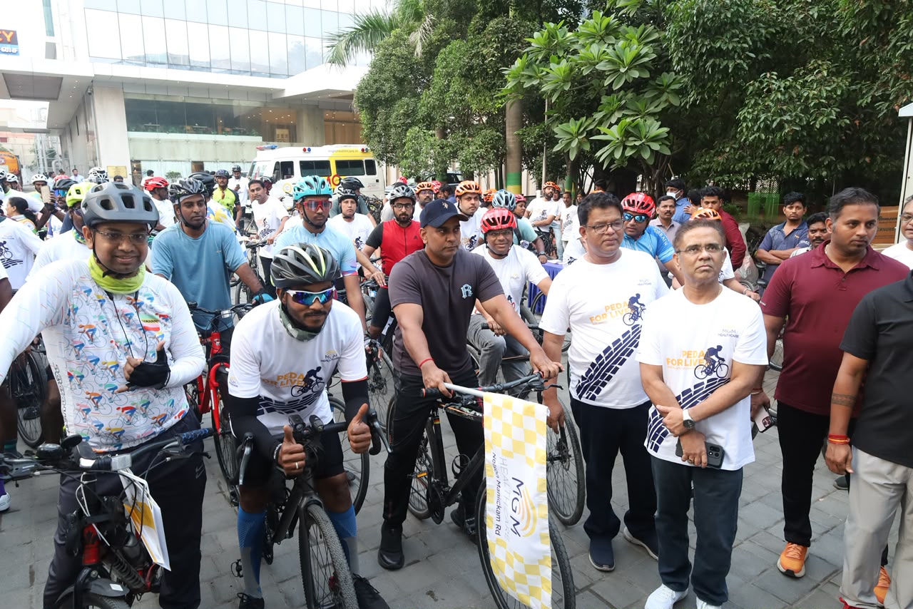 MGM Healthcare Organises ‘Pedal for Liver’ Cyclothon to Raise Awareness About Fatty Liver Disease